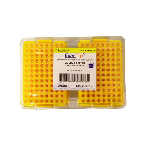Pipet tips, ExacTip, 200ul